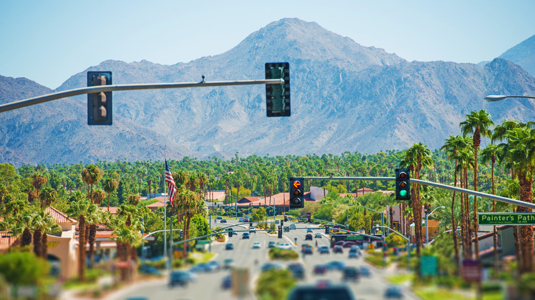 Traffic in Palm Springs