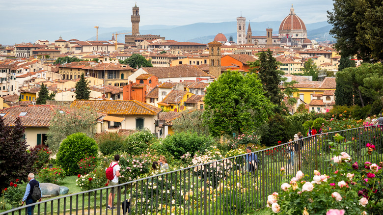 A view of Florence from the Giardino delle Rose