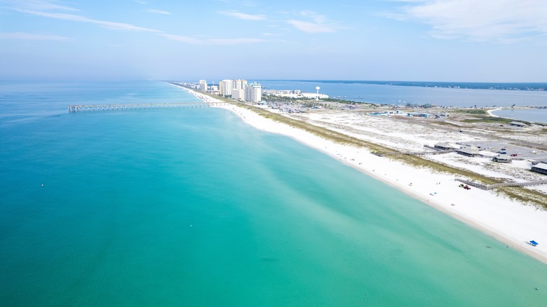 Ariel view of Nevarre beach