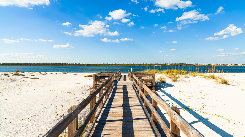 Boardwalk to beach on Perdido Key