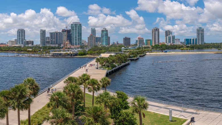 Panoramic view of St. Petersburg, Florida