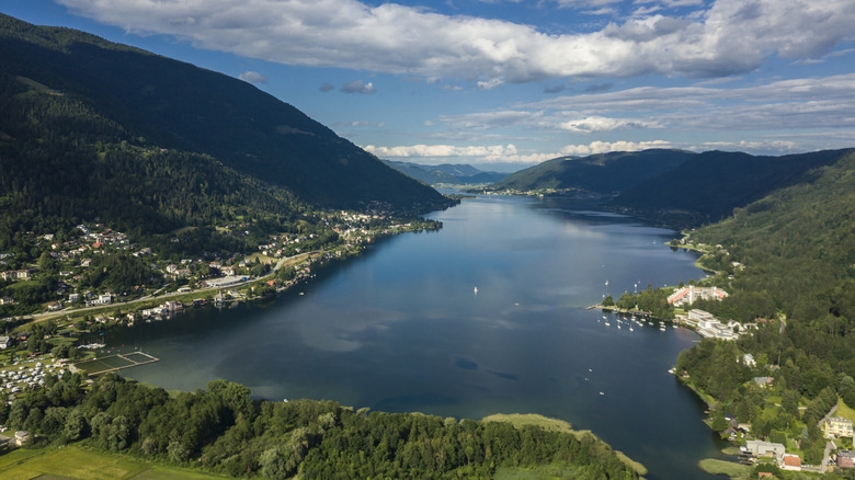 Lake in Villach, Austria