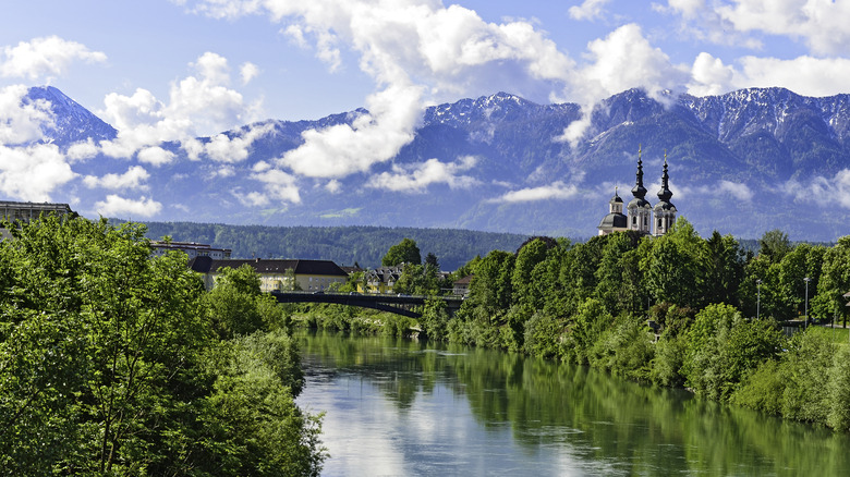 Villach Austria mountain range