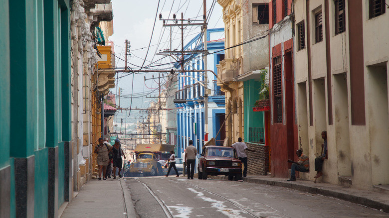 Street view in Cuba