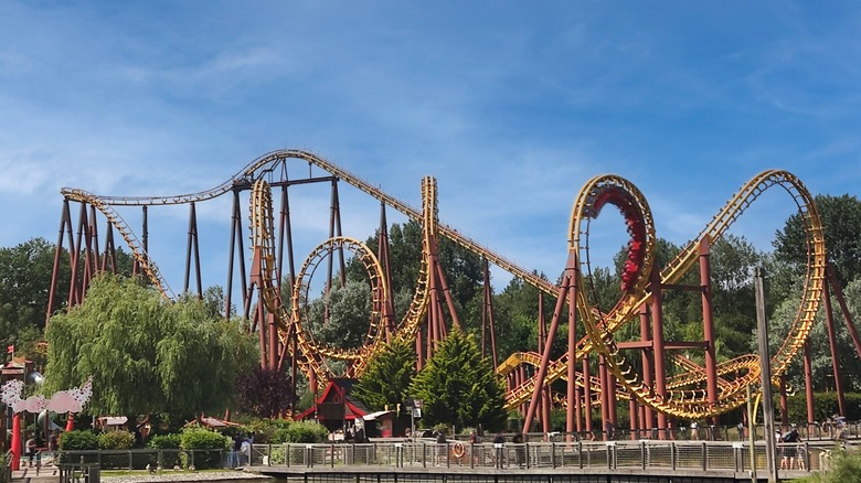 The Goudurix rollercoaster at Parc Astérix