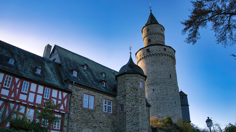 The renowned Witches Tower in Idstein, Germany