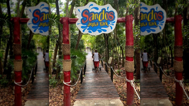Entry to Sandos Aqua Park