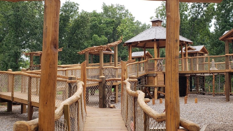 Treehouse Village in Iowa Arboretum and Gardens, Madrid, Iowa