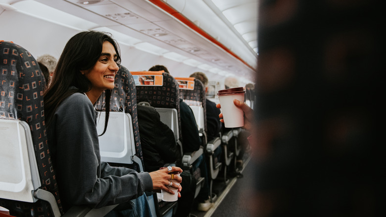 Women on plane