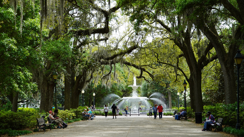 Savannah's Forsyth Park fountain