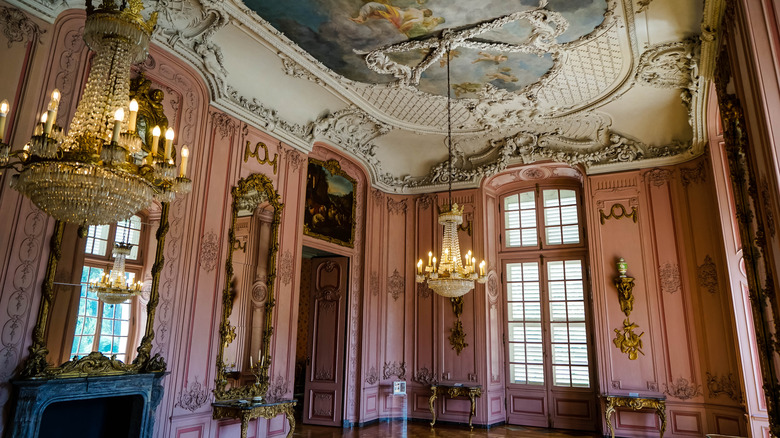 Inside the Western Garden Hall at Benrath Palace