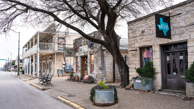 Shops on Fredericksburg's main street