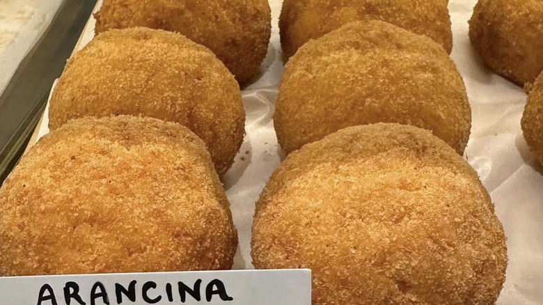 Authentic arancina at Best Sicily Bottega