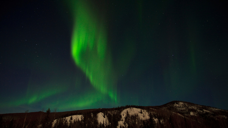 Northern Lights outside of Chena Hot Springs Resort