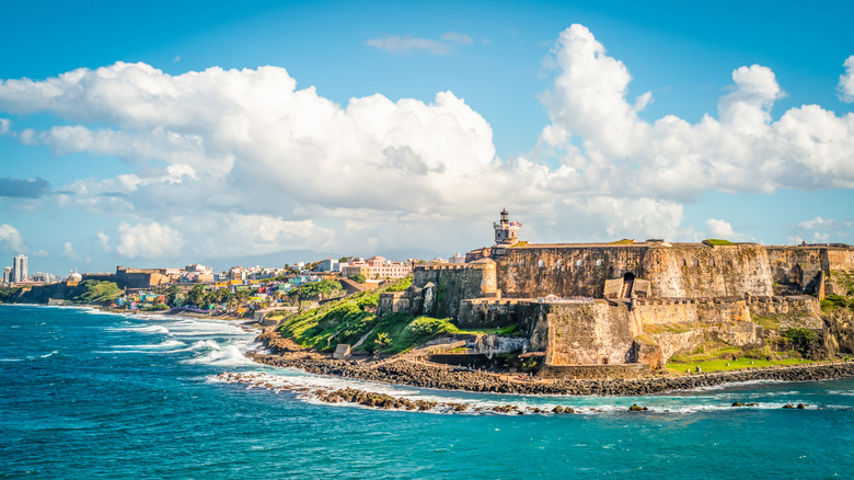 Fortress view in San Juan, Puerto Rico