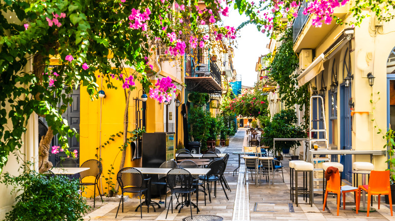 restaurants and cafe in Nafplio, Greece