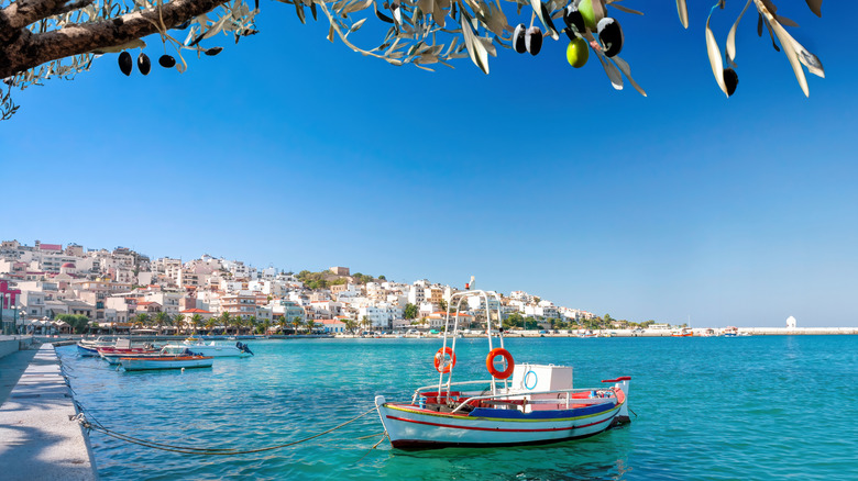 Fishing boat in Crete