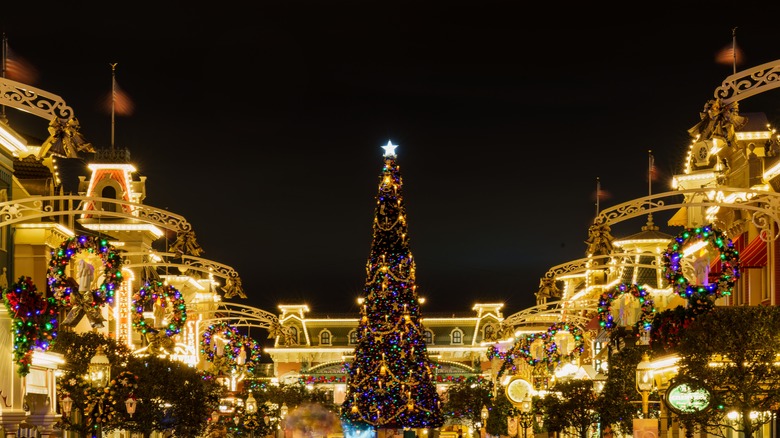 Walt Disney World during Christmas