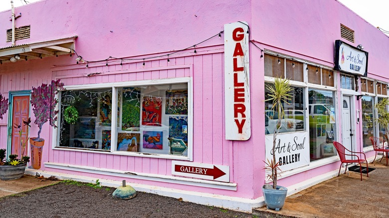 building in Hanapepe, Kauai, Hawaii