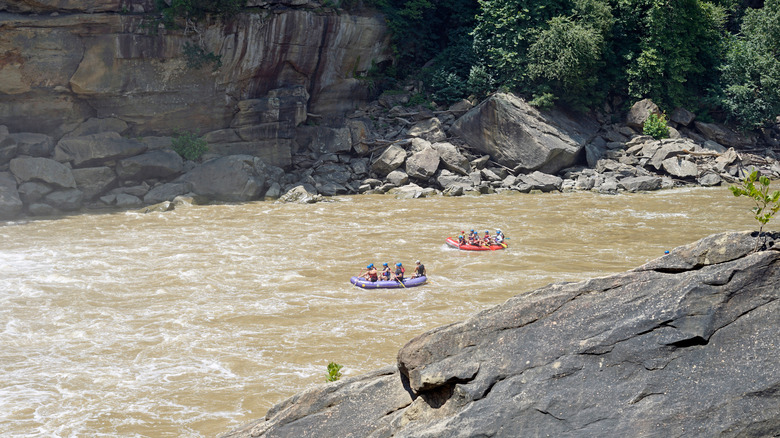 Rafting at Cumberland Falls 