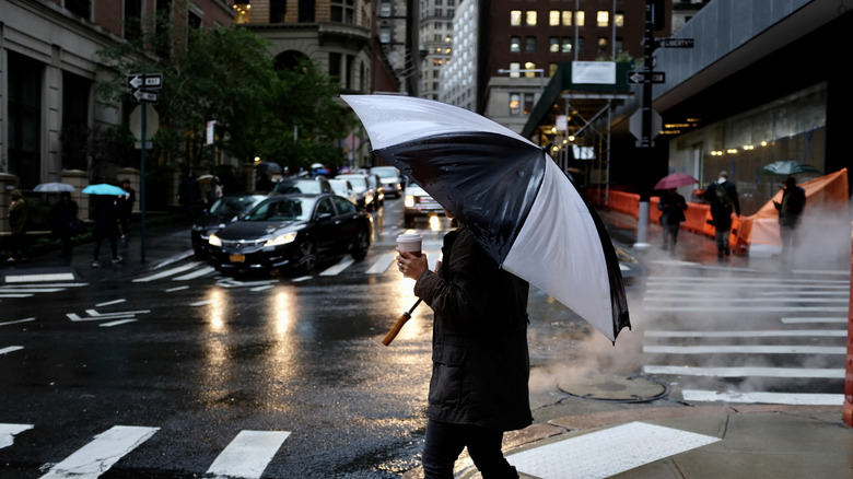 Rainy day in New York