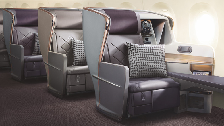 Business class on the Airbus A350-900ULR