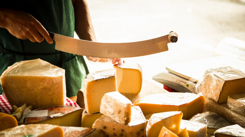 Assortment of Irish cheese