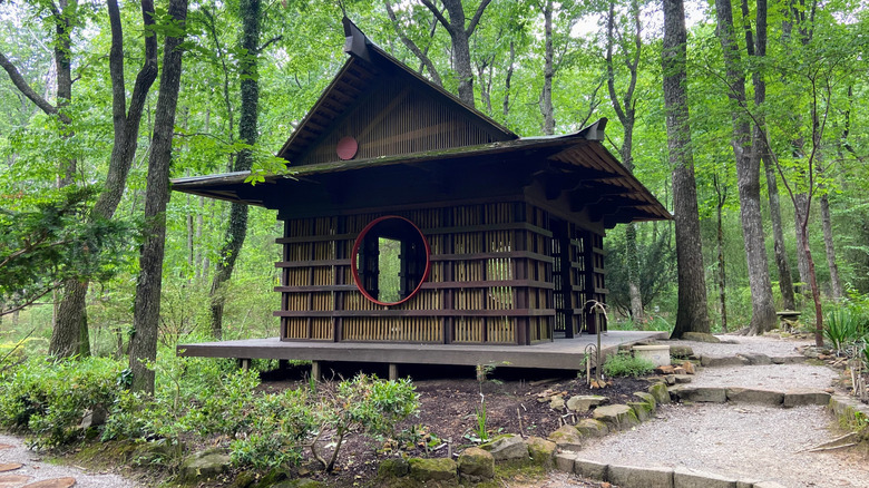 Japanese tea house at Monte Sano State Park in Alabama