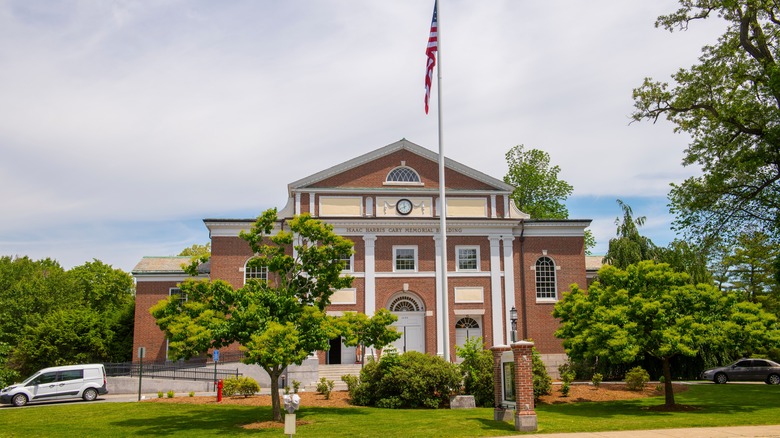 Isaac Harris Cary Memorial Building in the historic town center of Lexington