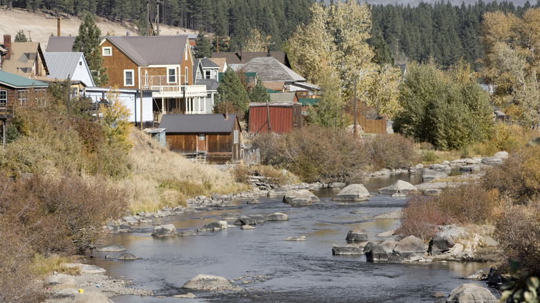 Truckee and its adjacent river