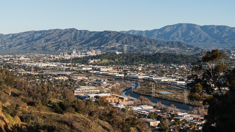 Hilltop view of Atwater Village, LA