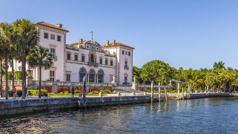 Vizcaya Museum on the Biscayne Bay in Coconut Grove