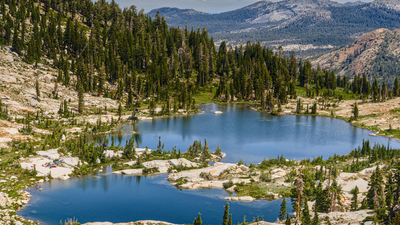 Lake Doris in Desolation Wilderness in California