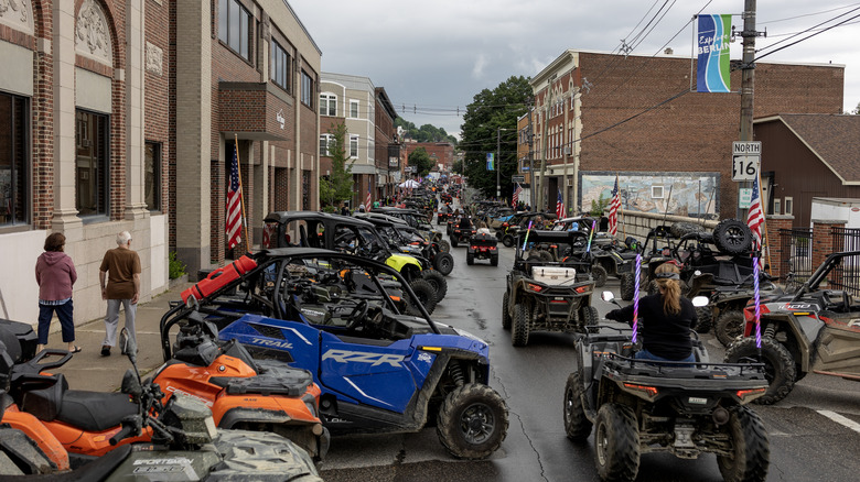 Jericho ATV Festival on the main street in downtown Berlin