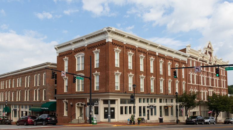 A street in Greeneville, Tennessee