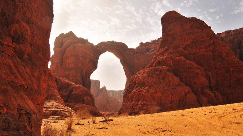 The Aloba Arch in Chad's Saharan Desert