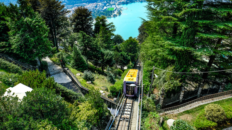 The funicular on the railway