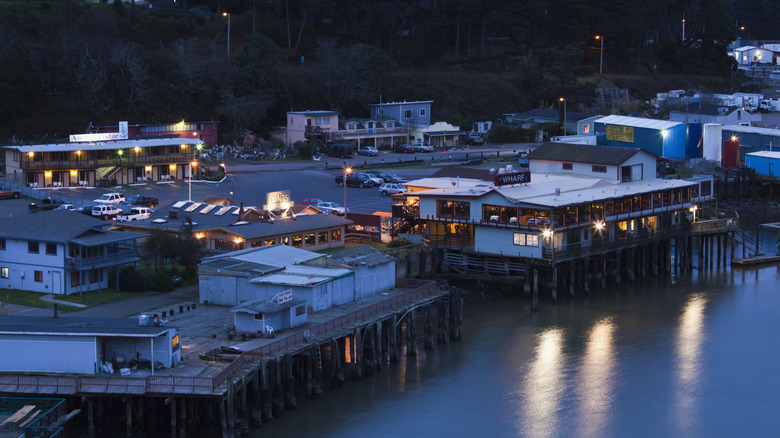 Fort Bragg, CA on the water