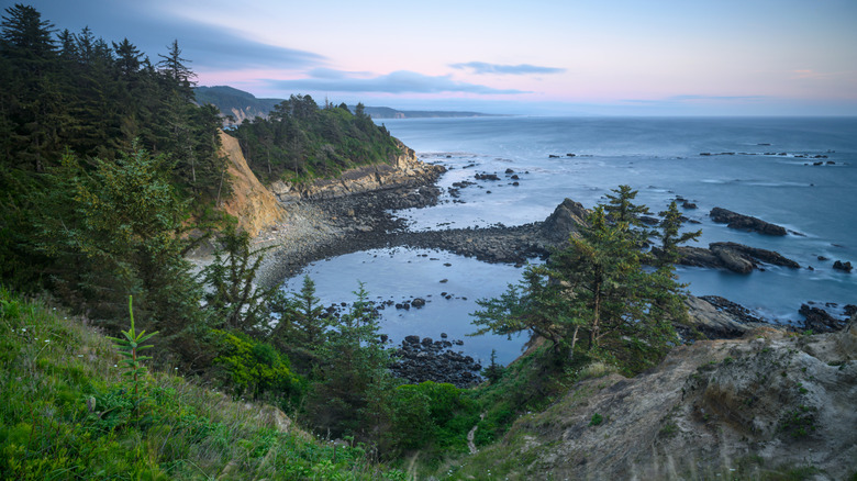 View from Cape Arago in Coos Bay, Oregon.