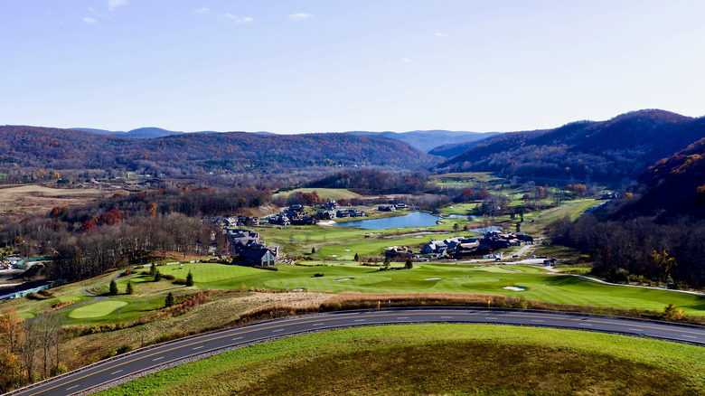 Aerial view of Amenia