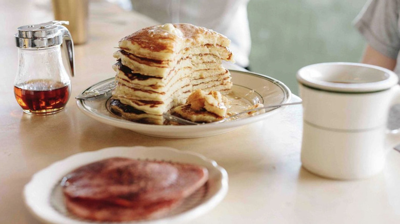 Flapjack breakfast at Palace Diner in Biddeford, Maine