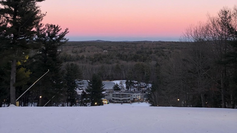 Nashoba Valley Ski Area View from Mountain