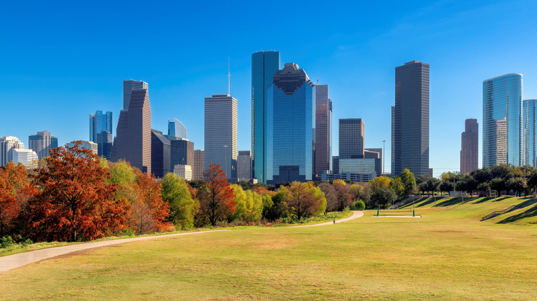 The skyline of Houston, Texas