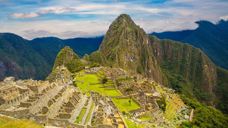 Ruins at Machu Picchu