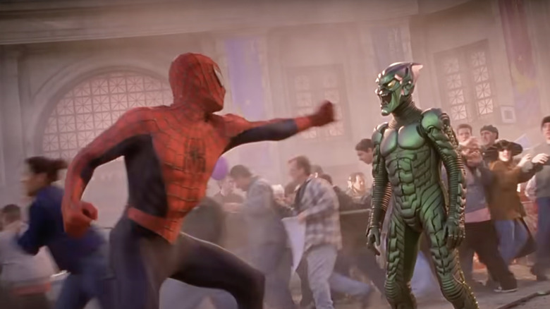 Spider-Man and Green Goblin's Times Square fight