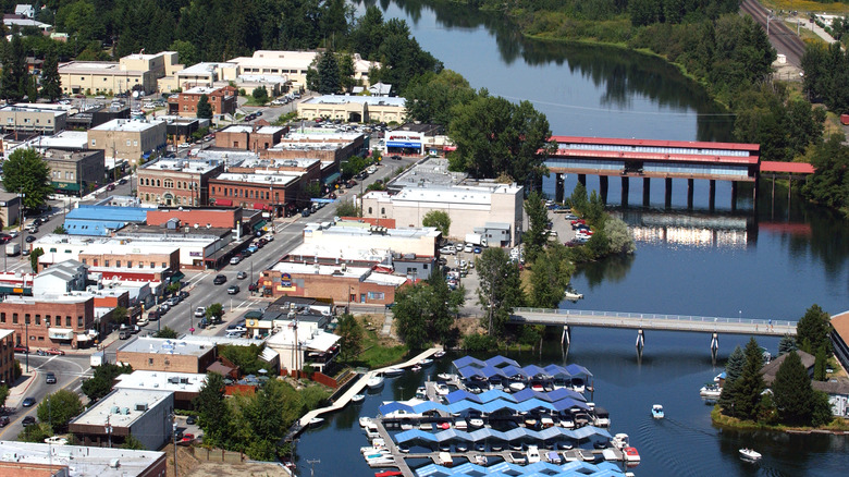 Sandpoint, Idaho near river