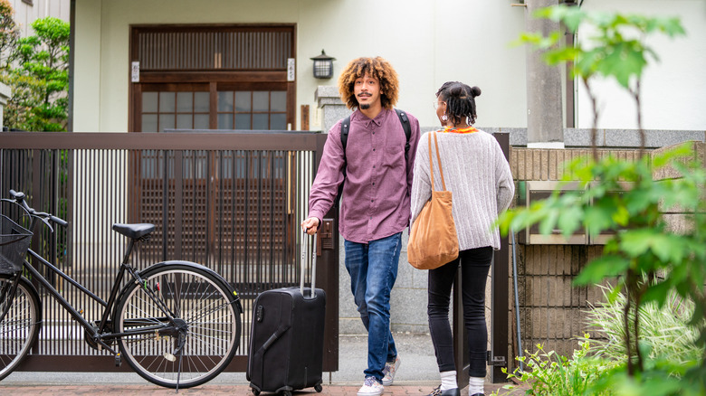 travelers at japan airbnb