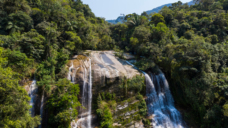 Escada waterfall in Serra do Mar 