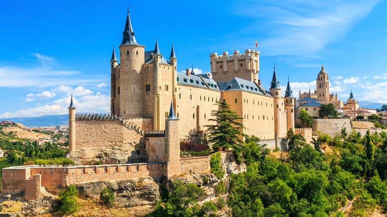 The alcazar of Segovia, Spain