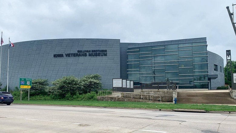 Exterior of the Sullivan Brothers Iowa Veterans Museum